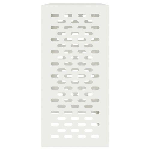 Покритие за климатик Бяло 110 x 50 x 105 см Поцинкована стомана