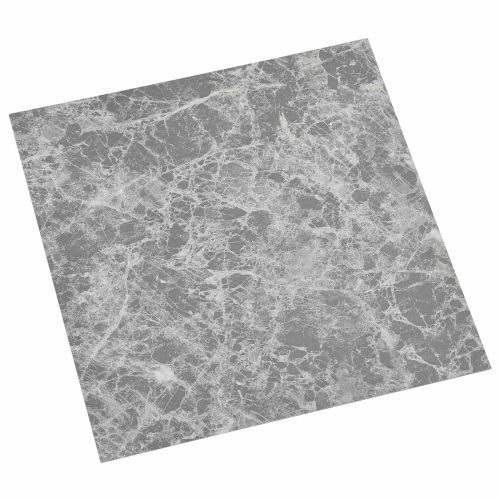 Самозалепващи дъски за настилка Сив и бял 30,5 x 30,5 см 20 бр.