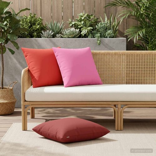 Калъфка за възглавница 2 pcs HEERLEN Розово 60 x 60 cm