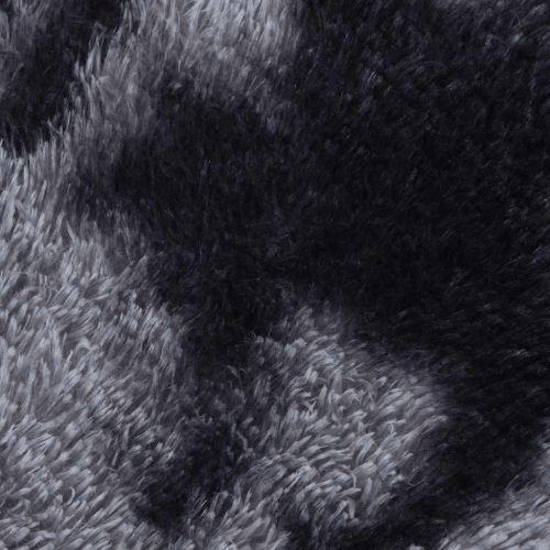 Шаги килим с дълъг косъм, NAVARRA, тъмно сив, 200x200 см