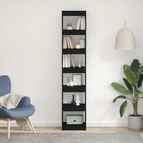 Шкаф за книги 6 нива 40 x 30 x 198 см Инженерна дървесина