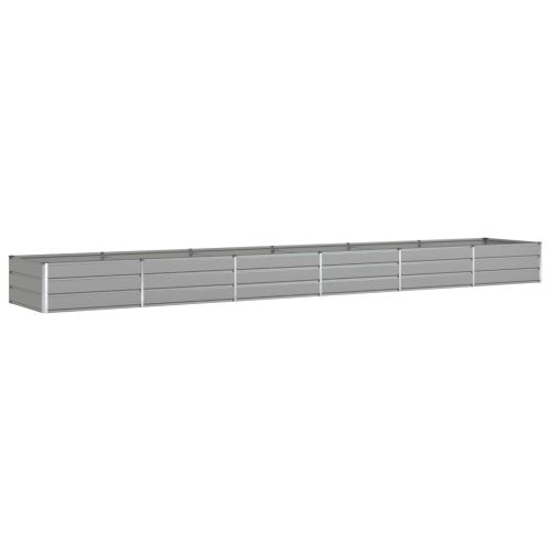 Кашпа Светлосиво 580 x 100 x 45 см Поцинкована стомана