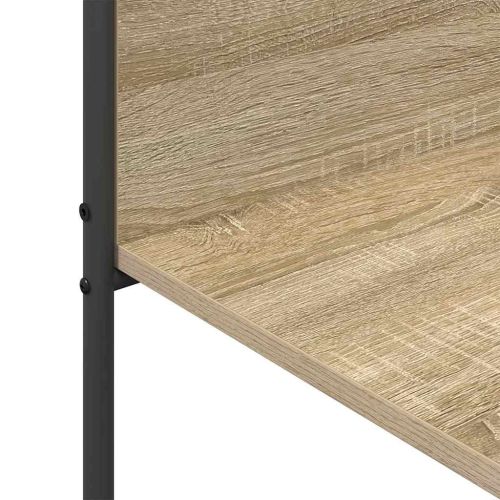 Държач за дрехи Кафяв дъб 120 x 44 x 160 см Инженерна дървесина