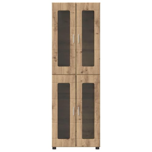 Висок шкаф FLORIN 60 x 35 x 182 см Дъб Инженерна дървесина