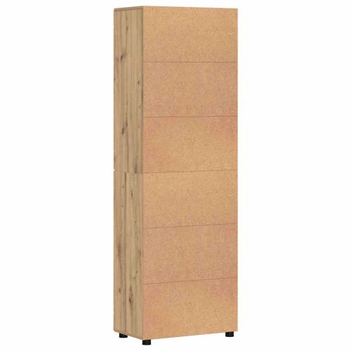 Висок шкаф FLORIN 60 x 35 x 182 см Дъб Инженерна дървесина