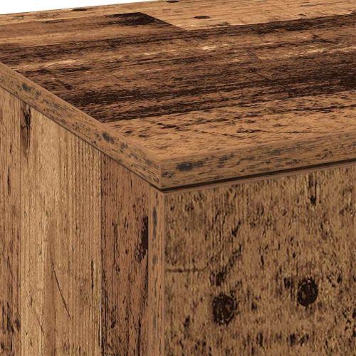 Висока масичка 80 x 35 x 180 см Инженерна дървесина Старо дърво