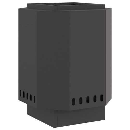 Бездимна огнище Черно 38 x 38 x 51 см Кортенова стомана