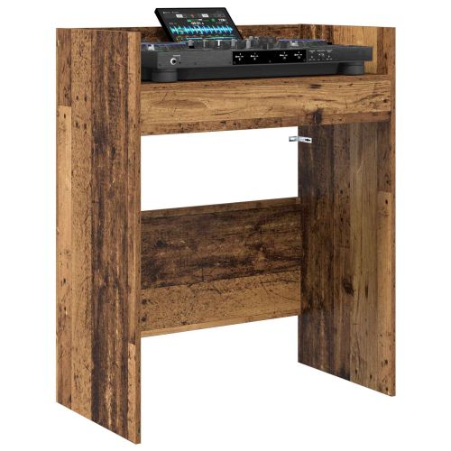 DJ маса Старо дърво 62 x 45 x 102 см Инженерна дървесина
