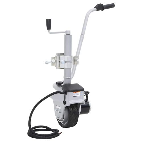Алуминиево моторизирано опорно колело за ремарке 12 V 350 W