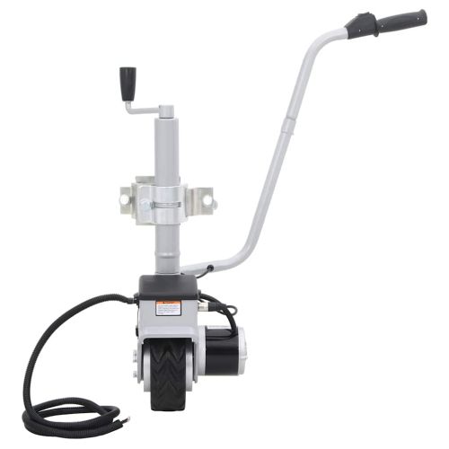 Алуминиево моторизирано опорно колело за ремарке 12 V 350 W