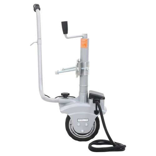 Алуминиево моторизирано опорно колело за ремарке 12 V 350 W