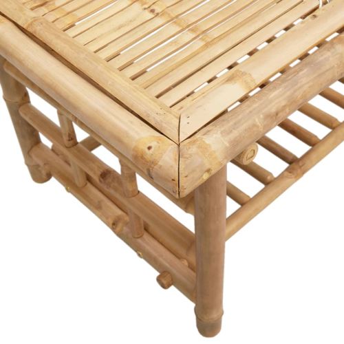 Странична маса 45x45x45 см бамбук