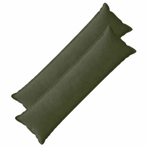 Калъфка за възглавница 2 бр. HOUTEN Зелено 40 x 145 см кордурой