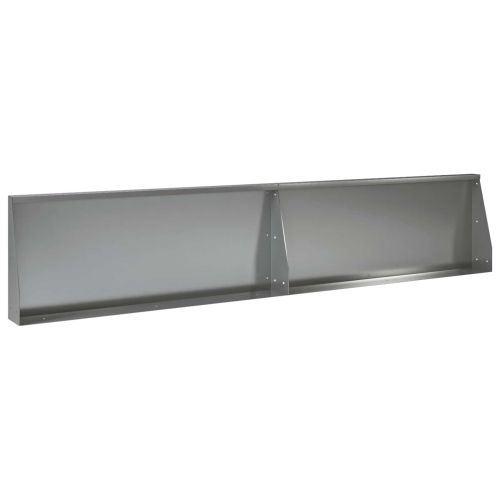 Задържащи стени 2 бр. 100 x 12 x 30 см Поцинкована стомана