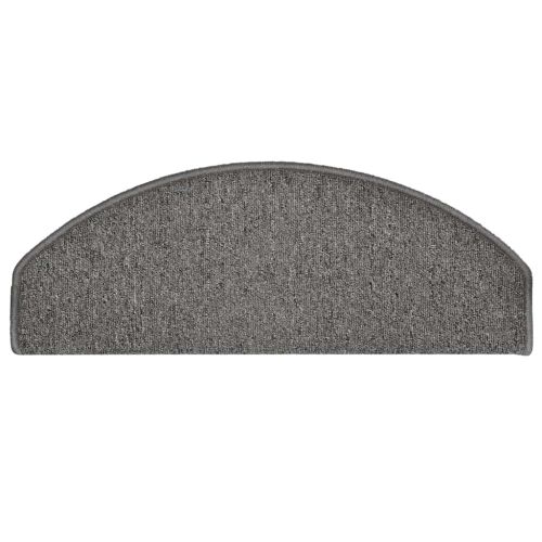 Изтривалки за стълби, 30 бр., 65x24x4 см, сиви и черни, полукръгли, големи