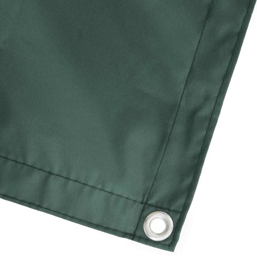 Прозорец за балкон 200 x 500 cm Тъкан с PU покритие Тъмнозелено