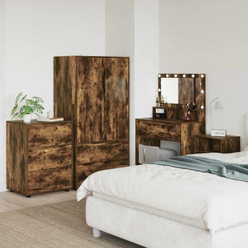 Шкаф за съхранение 60 x 48 x 81 см Инженерна дървесина