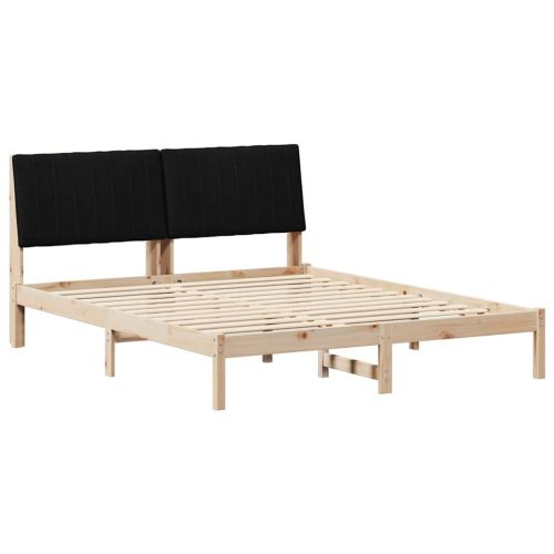 Рамка за легло Кафяво 160 x 200 cm Солидно борово дърво