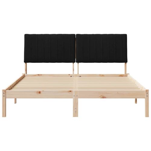 Рамка за легло Кафяво 160 x 200 cm Солидно борово дърво