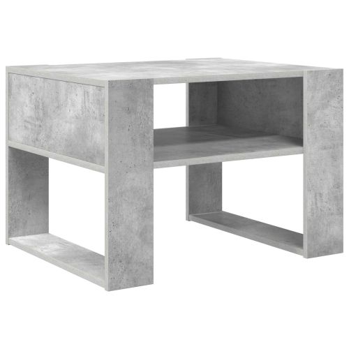 Масичка за кафе Циментено сиво 66 x 53 x 45 см