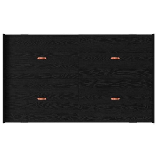Легло с място за съхранение с чекмедже Черния дъб 120 x 200 cm