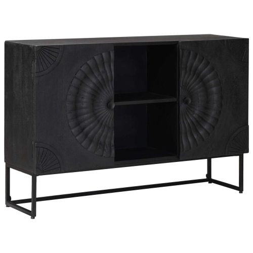 Служебен шкаф Черен 105 x 30 x 68 см