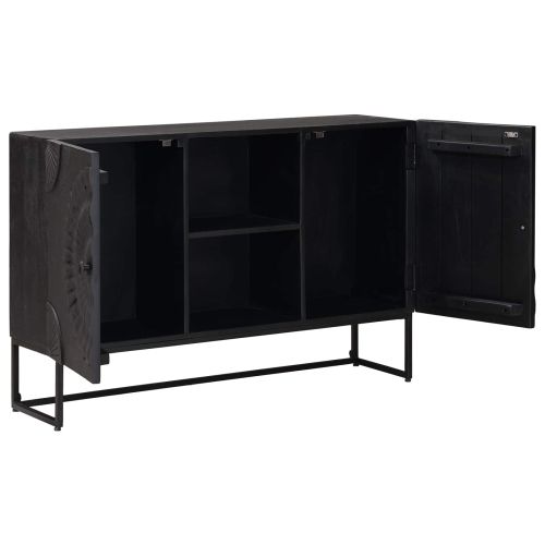 Служебен шкаф Черен 105 x 30 x 68 см