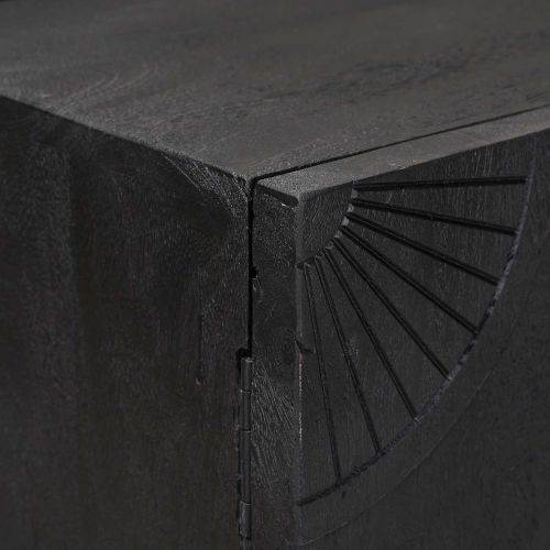Служебен шкаф Черен 105 x 30 x 68 см
