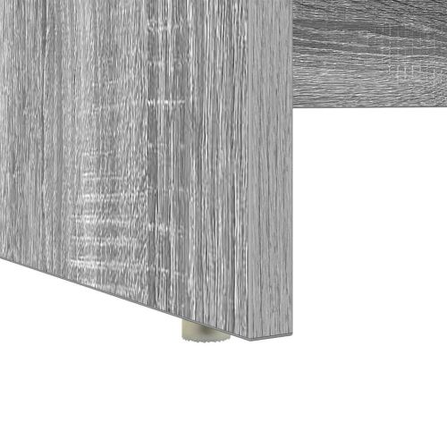 Бюро Сив Сонома 120,5 x 44 x 88,5 см Инженерна дървесина