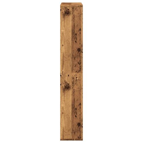 Библиотека, старо дърво, 72x20x120,5 см, инженерно дърво