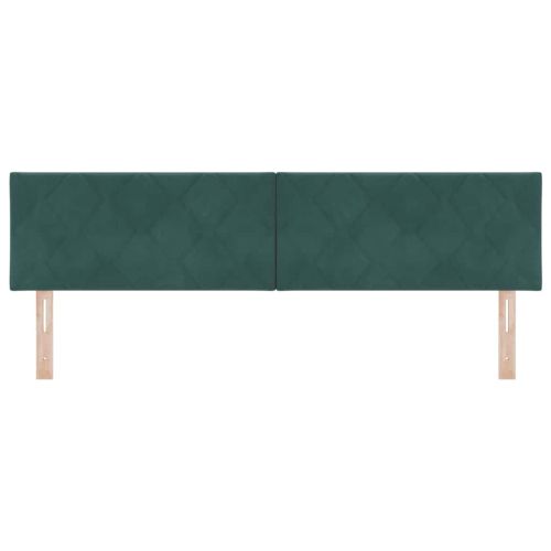 LED глава Тъмен зелен 180 cm Кадифе