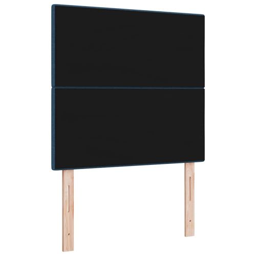 LED глава с LED ленти с таблото Синьо 90 cm текстил
