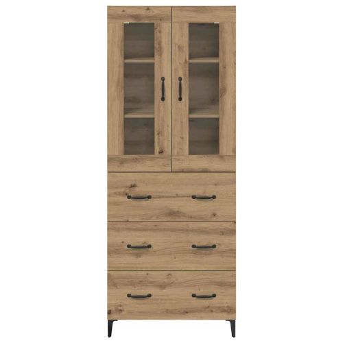 Висок шкаф Дъб 69,5 x 34 x 180 см Инженерна дървесина