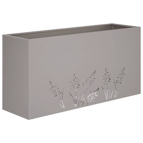 Градинска саксия 2 бр. Ръждясало 100 x 20 x 49 см