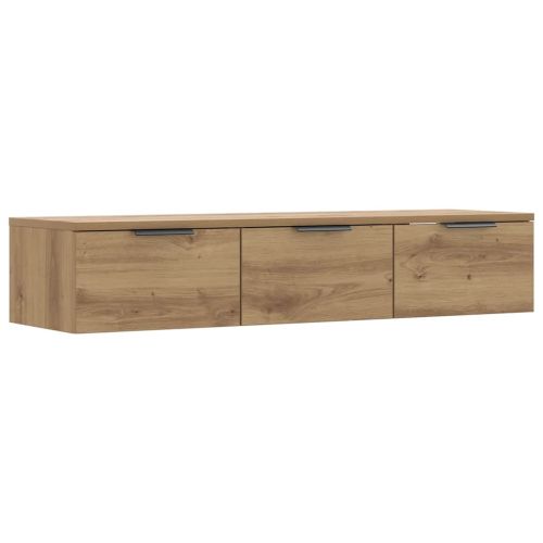 Стенен шкаф, дъб артизан, 102x30x20 см, инженерно дърво