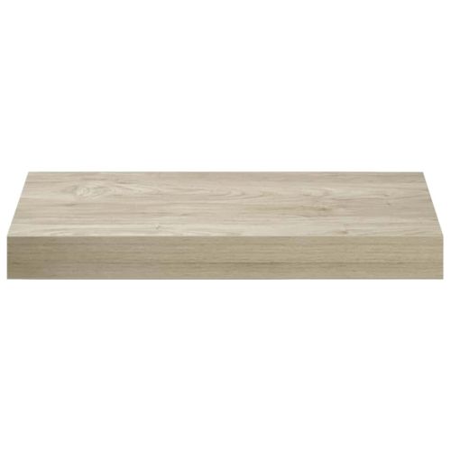 Окачени стенни рафтове, 4 бр, дъб, 40x23,5x3,8 см, МДФ