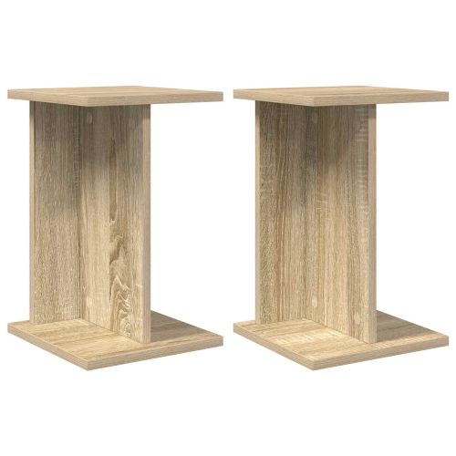 Стойка за растения 2 бр. Дъб сонома 25 x 25,5 x 40,5 см