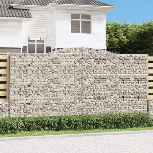 Габионни кошници арка 3 бр 400x50x200/220 см поцинковано желязо