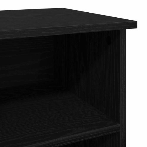 ТВ шкаф 99,5 x 35,5 x 48 см Черния дъб Инженерна дървесина