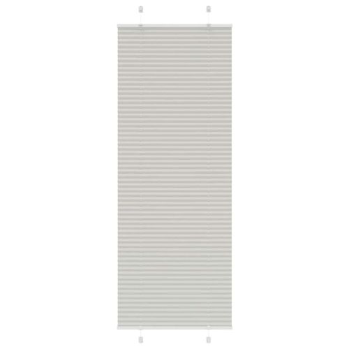 Плисирана щора Светло сиво 80x200 cm Ширина на плата 79,4 cm