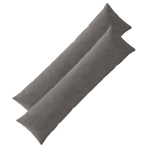 Калъфка за възглавница 2 pcs ALMELO Тъмносиво 40 x 145 см