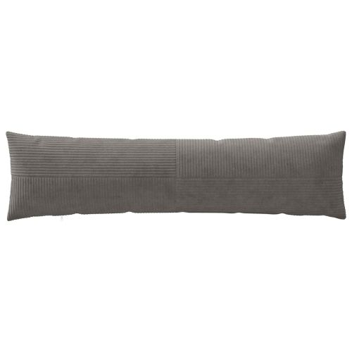 Калъфка за възглавница 2 pcs ALMELO Тъмносиво 40 x 145 см