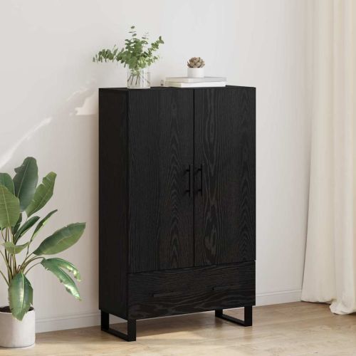 Висок шкаф Черния дъб 69,5 x 30 x 115 см Инженерна дървесина