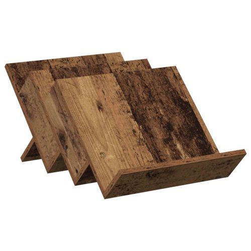 Етажерка за списания с рафт Старо дърво 53 x 40 x 28,5 см