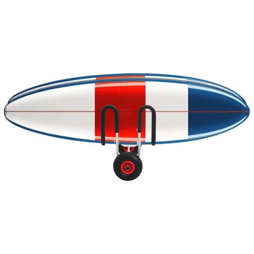 SUP количка за 2 дъски за сърф, 90 кг, алуминий