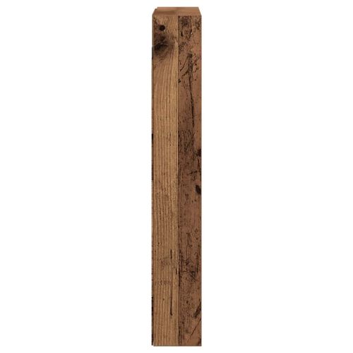 Витрина Монтиране на стена Старо дърво 60 x 8,5 x 58 см