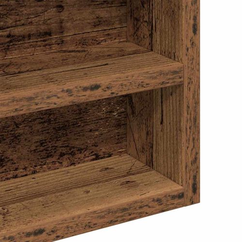 Витрина Монтиране на стена Старо дърво 60 x 8,5 x 58 см