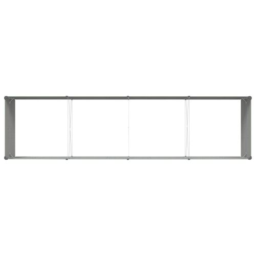 Кашпа Пастелно зелено 385 x 100 x 45 см Поцинкована стомана
