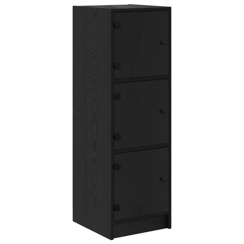 Висок шкаф Черния дъб 35 x 37 x 109 см Инженерна дървесина