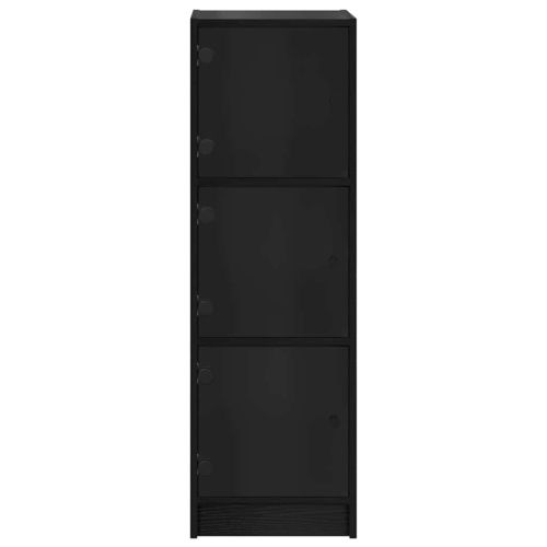 Висок шкаф Черния дъб 35 x 37 x 109 см Инженерна дървесина